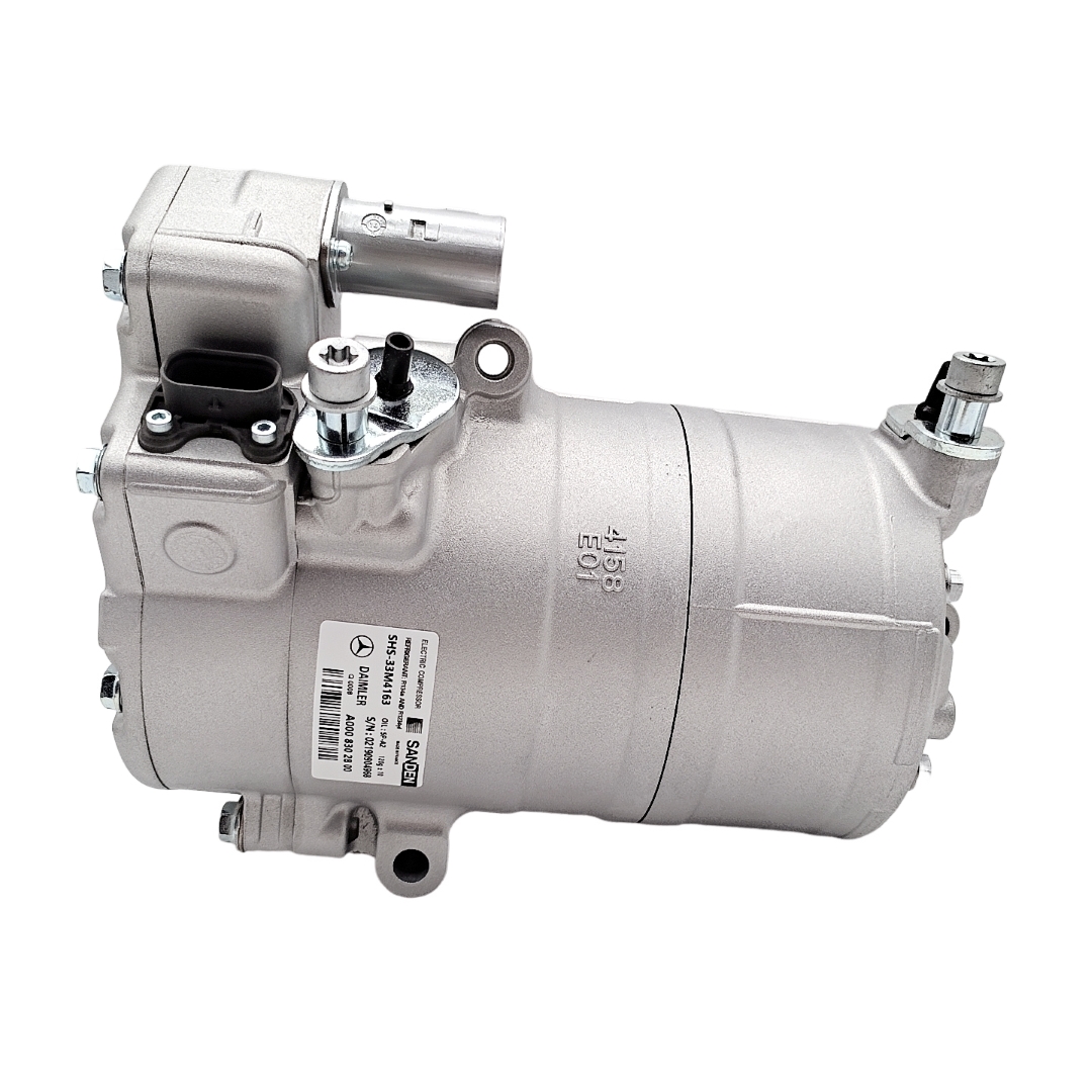 Sanden SHS-33M4163 Electric AC Compressor for Mercedes-Benz W205 C350e Hybrid | OEM A0008302800 High-Voltage A/C Pump # 9 EV-HVAC Mercedes-Benz
